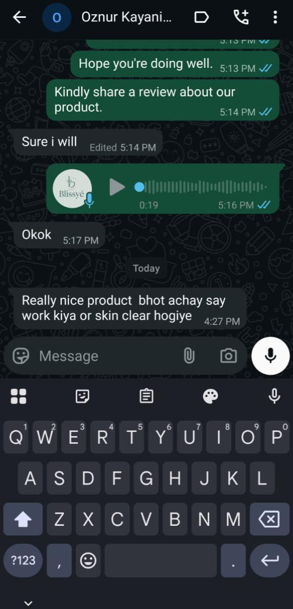 SkinXee customer review